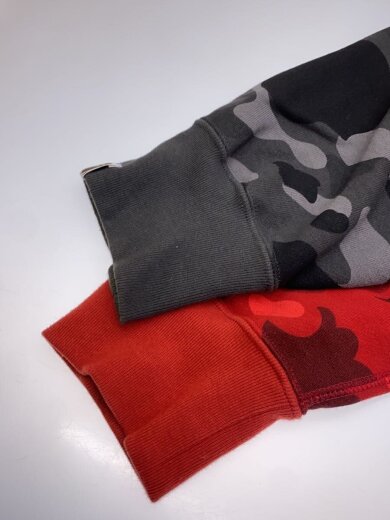 商品画像：ジップパーカー/XXL/レッド/カモフラ/001ZPK801001M 6