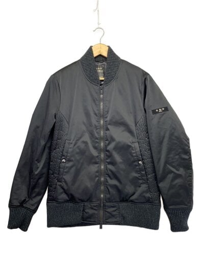 商品画像：ダウンジャケット/4/ポリエステル/BLK/無地/MTA16A4366/ボンバージャケット 1