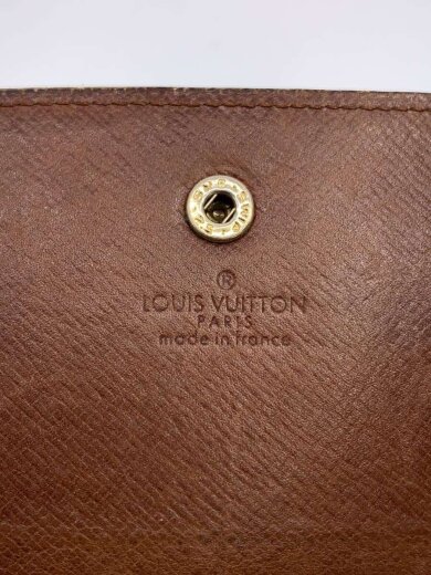 商品画像：2)ポシェット・ポルト・モネ・クレディ_モノグラム・キャンバス/PVC/BRW/モノグラム/レディース// 3