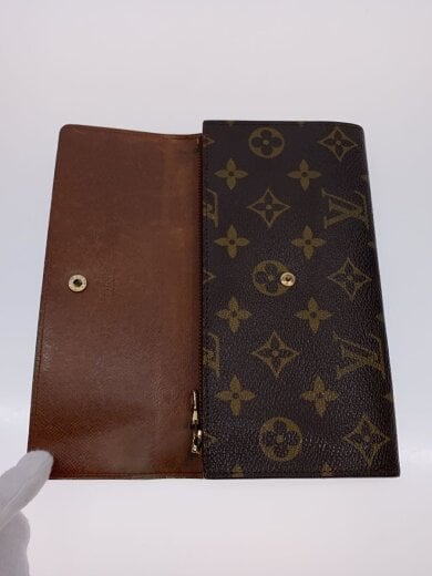 商品画像：2)ポシェット・ポルト・モネ・クレディ_モノグラム・キャンバス/PVC/BRW/モノグラム/レディース// 4