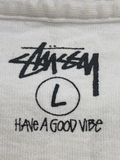 商品画像：Tシャツ/L/コットン/WHT/プリント/カートゥーン/内タグ擦れ有/印字センターロゴ// 3