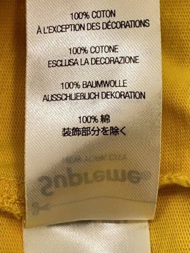 商品画像：23AW/Mock Neck L/S Top/長袖Tシャツ/XL/コットン/YLW// 4