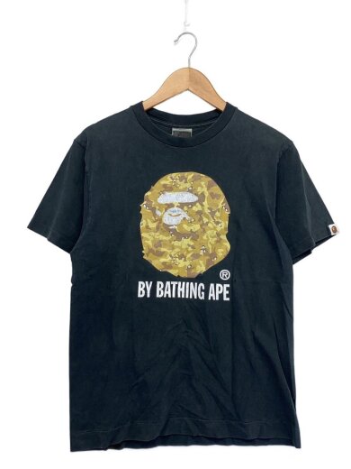 商品画像：Tシャツ/コットン/BLK/ロゴマークBRWプリント/正面穴有// 1