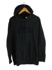 Lafayette/パーカー/L/コットン/ブラック/AFTER MIDNIGHT/裏地毛玉等使用感