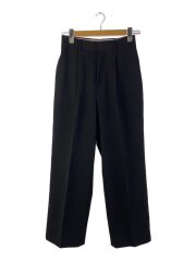 タックワイドパンツ/0/ポリエステル/BLK/09WFP242975