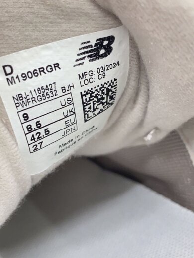 商品画像：M1906/グレー/27cm/GRY 5