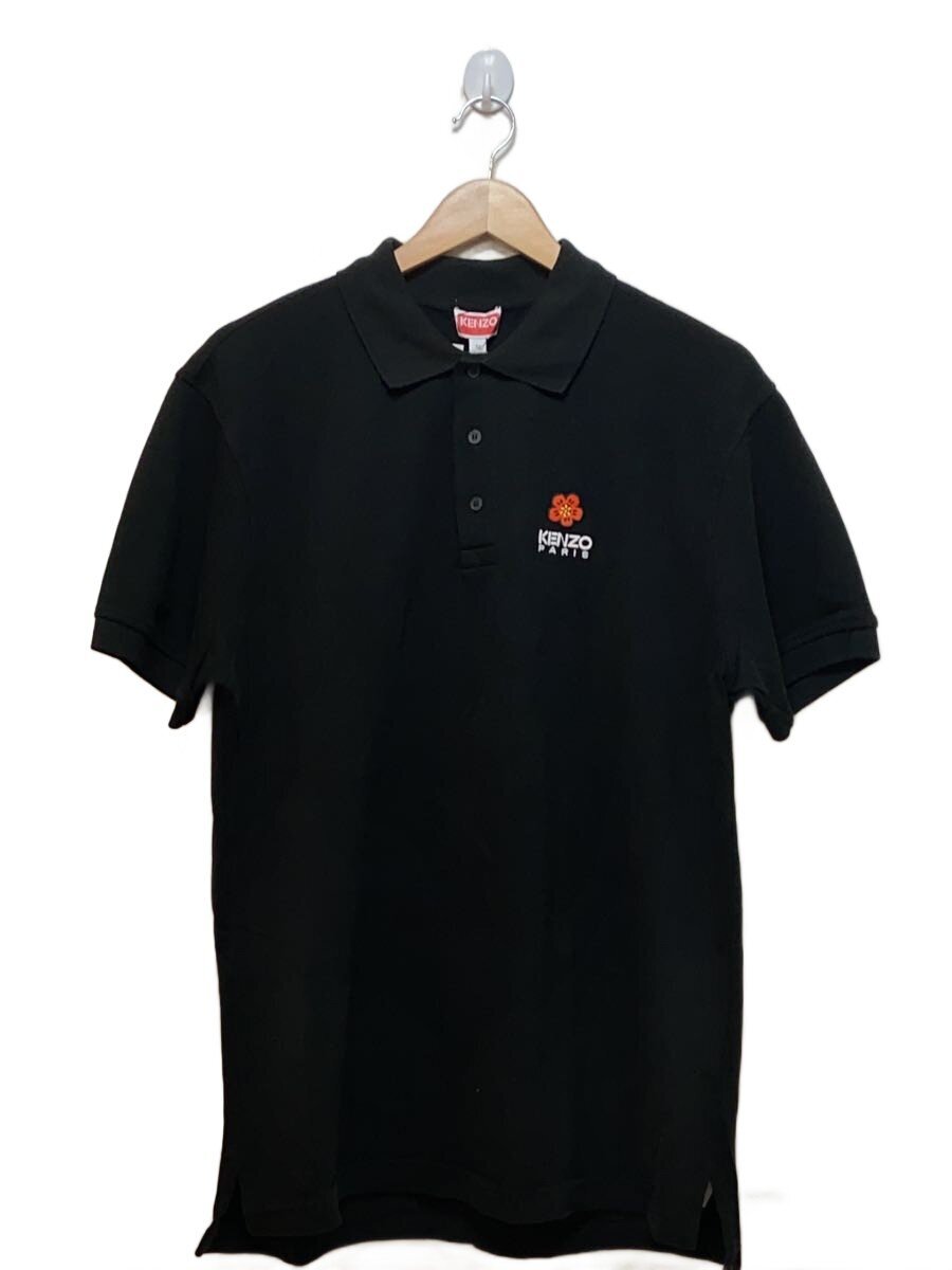 KENZO / BOKE FLOWER/ポロシャツ/M/コットン/BLK/FC65PO0024PU//
