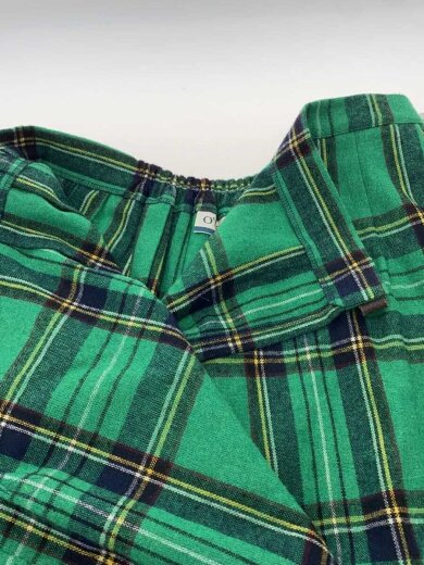 商品画像：ロングスカート/36/ウール/GRN/チェック 3