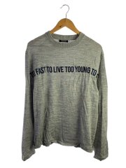 ニット・セーター(薄手)/52/ウール/GRY