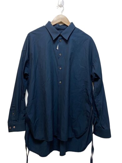 商品画像：長袖シャツ/FREE/コットン/ネイビー 1