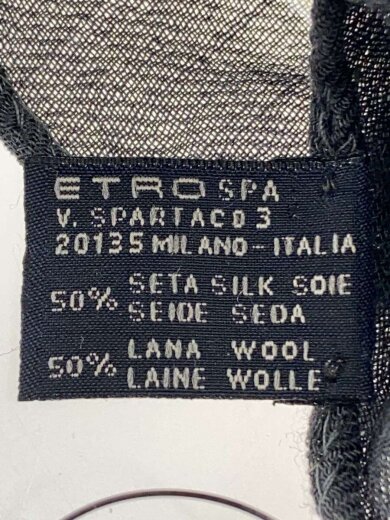 商品画像：ストール/シルク/GRY/ペーズリー/レディース 3