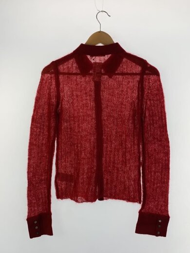 商品画像：カーディガン(薄手)/M/モヘア/RED/無地/TT24511083 2