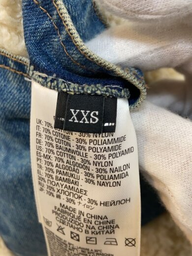 商品画像：リバーシブルジャケット/XXS/コットン/ブラック// 4