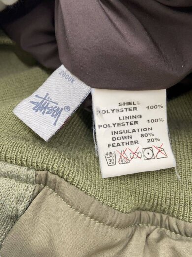 商品画像：ダウンジャケット/リップストップ/L/ポリエステル/カーキ 4