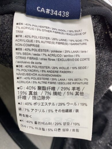 商品画像：キャップ/FREE/ポリエステル/グレー/無地/メンズ 6