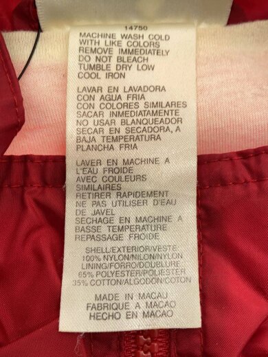 商品画像：ナイロンジャケット/--/ナイロン/レッド 4