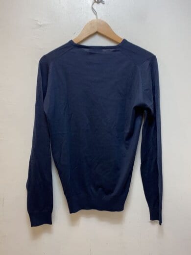 商品画像：ニット・セーター(薄手)/S/コットン/NVY 2