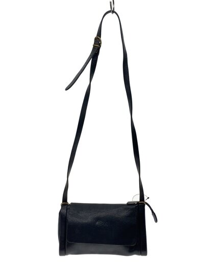 商品画像：ショルダーバッグ/レザー/BLK/無地 1