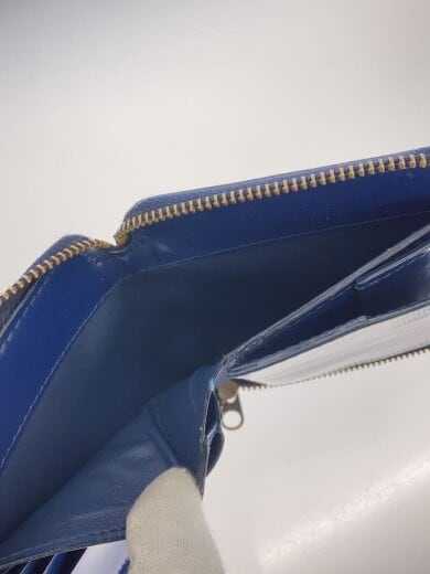 商品画像：2つ折り財布/--/NVY/無地/レディース 6