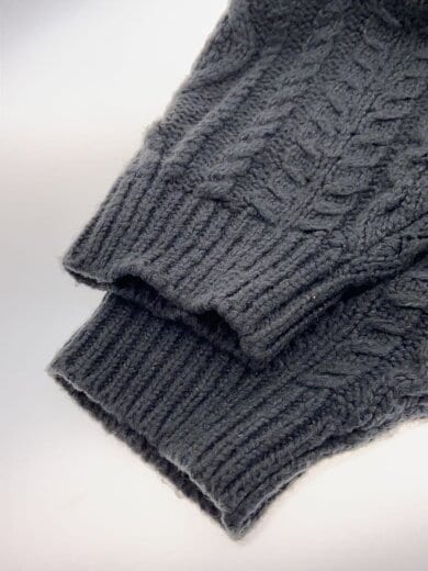 商品画像：ニット・セーター(厚手)/XXL/コットン/GRY/無地 5