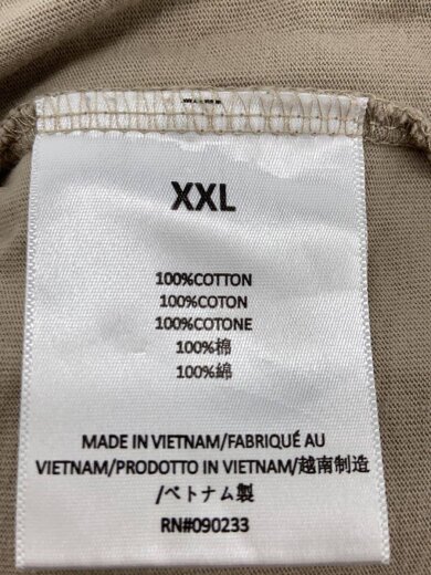 商品画像：Tシャツ/XXL/コットン/BEG 4