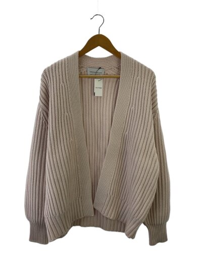 商品画像：ローゲージボタンレスカーディガン(厚手)/M/ウール/PNK/63-02-15-02009// 1