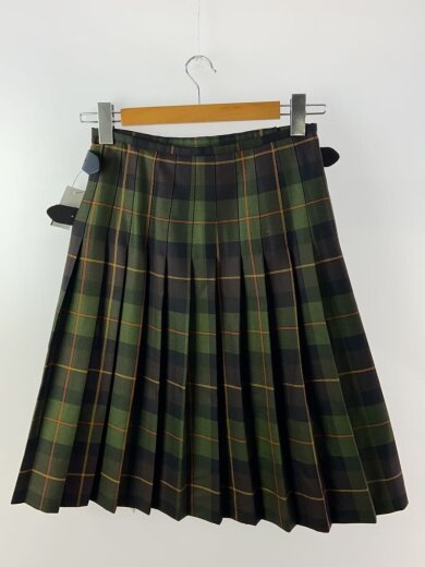 商品画像：スカート/--/ウール/グリーン/チェック/IR-003// 2