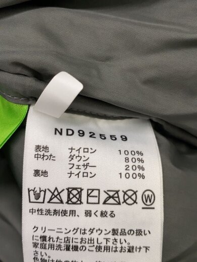 商品画像：ダウンジャケット/M/ナイロン/GRY/nd92559 4