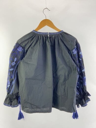 商品画像：長袖ブラウス/--/コットン/BLK/アニマル/172N-W513 2