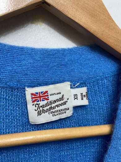 商品画像：カーディガン(薄手)/XS/ナイロンモヘア/BLU 3