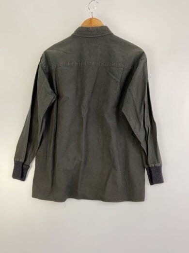 商品画像：長袖シャツ/S/コットン/KHK/無地/579-2250011 2