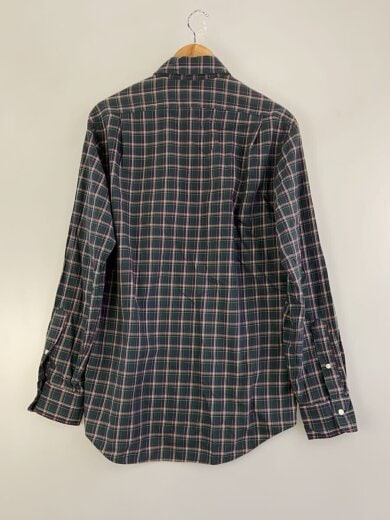 商品画像：長袖シャツ/M/コットン/GRN/チェック 2