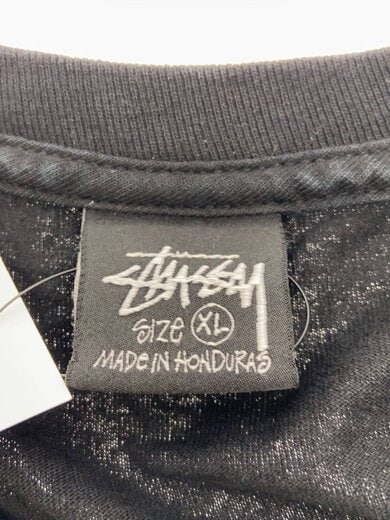 商品画像：Tシャツ/XL/コットン/ブラック/無地 3