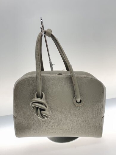 商品画像：ハンドバッグ/レザー/グレー/無地 3