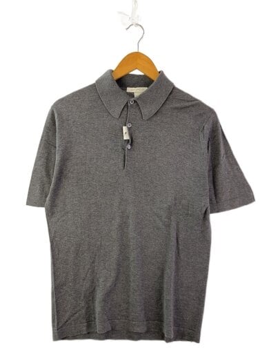 商品画像：ポロシャツ/S/コットン/GRY 1