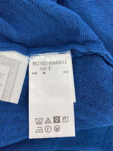 商品画像：半袖ワンピース/FREE/コットン/ブルー/無地/BEZ1021609A0012 5