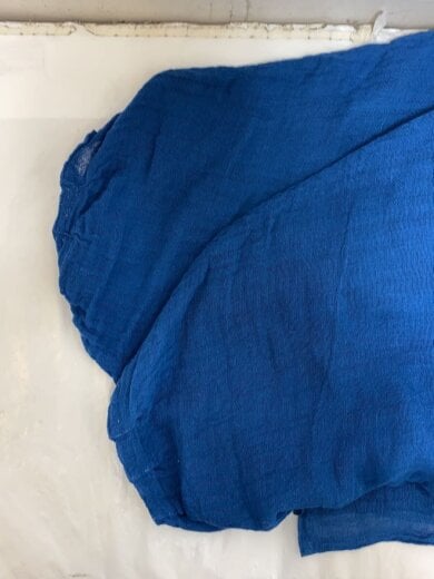 商品画像：半袖ワンピース/FREE/コットン/ブルー/無地/BEZ1021609A0012 6