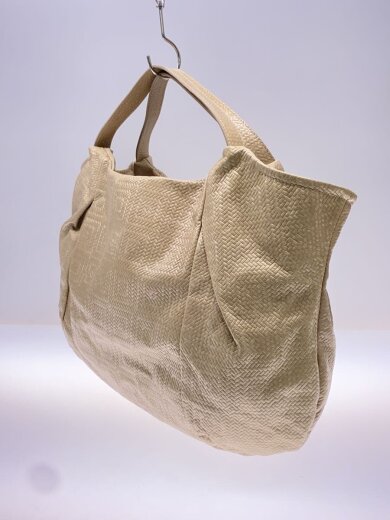 商品画像：トートバッグ/型押しレザー/BEG/無地// 2