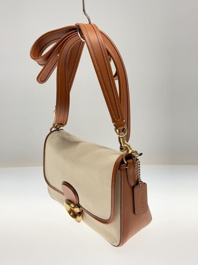 商品画像：COACH/ショルダーバッグ/キャンバス/ベージュ/CS717// 2