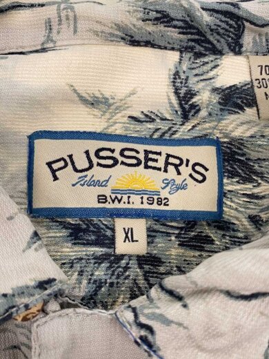 商品画像：PUSSERS/半袖シャツ/XL/シルク/GRN/総柄// 3