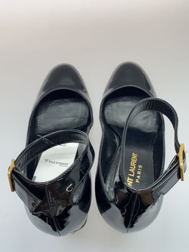 商品画像：パテントストラップパンプス/35/BLK/エナメル/ブラック/チャンキーヒール// 3