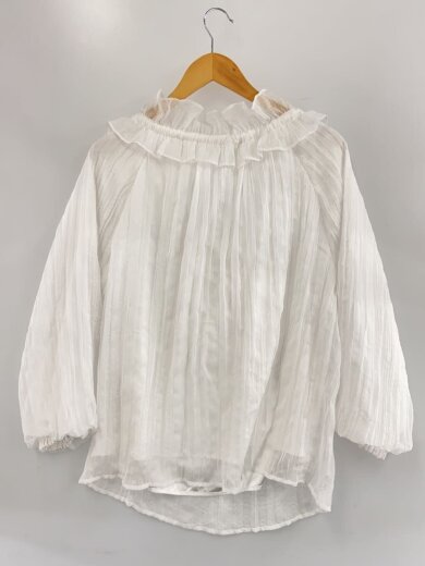 商品画像：シアーモックブラウス/25aw/長袖ブラウス/one/ポリエステル/WHT/CWFB251086// 2