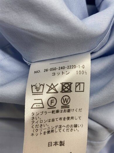 商品画像：長袖ブラウス/--/コットン/BLU/26-050-240-2220-1-0// 4