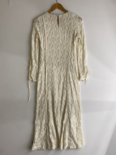 商品画像：長袖ワンピース/S/コットン/WHT/0326-20303001-01// 2