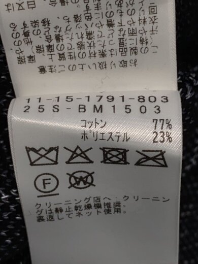 商品画像：ニット・セーター(厚手)/L/コットン/BLK/総柄/11-15-1791-803// 4
