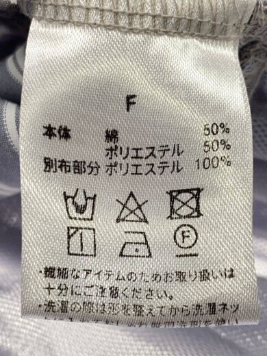 商品画像：長袖ブラウス/FREE/コットン/BLU// 4