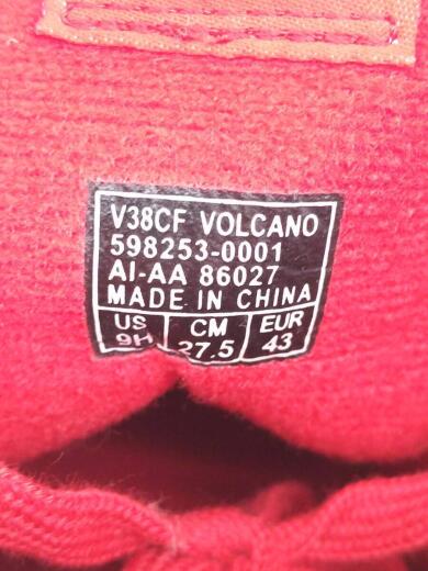 画像：VANSFLAME/ファイヤー/ハイカットスニーカー/27.5cm/レッド/赤5