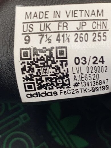 商品画像：SAMBA OG_サンバ OG/26cm/BLK 5