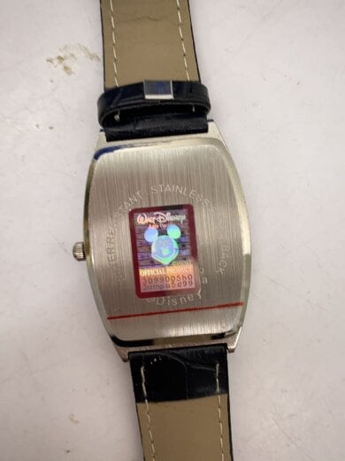 商品画像：クォーツ腕時計/アナログ/レザー/SLV/BLK 3