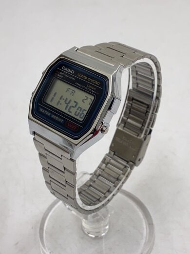 商品画像：クォーツ腕時計/デジタル/ステンレス/SLV/A158W 2